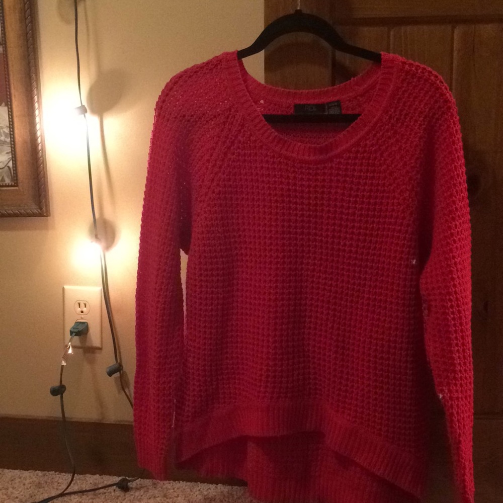 Red sweater